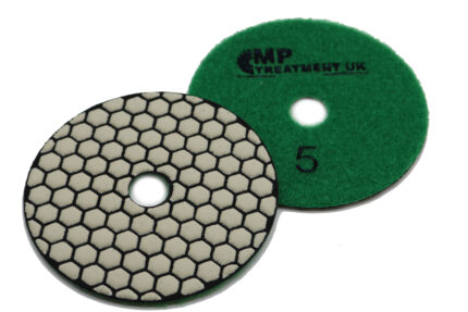 Ø100mm 5-Step Dry Polishing Pads For Granite & Engineered Stone