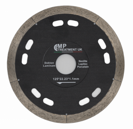 Continuous Rim Wet Cutting Blade For Tile, Ceramic, Porcelain , Dekton & Ultra Compact Surfaces